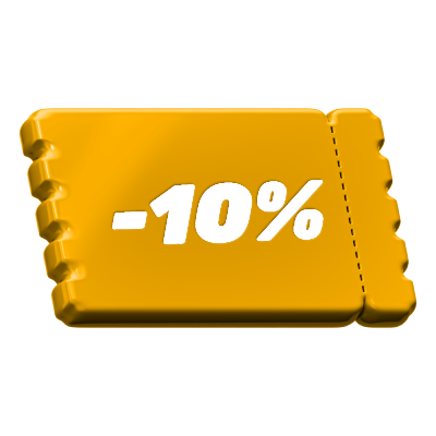 10% OFF
For all products